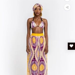 Ofuure beach cover up pants size S/M